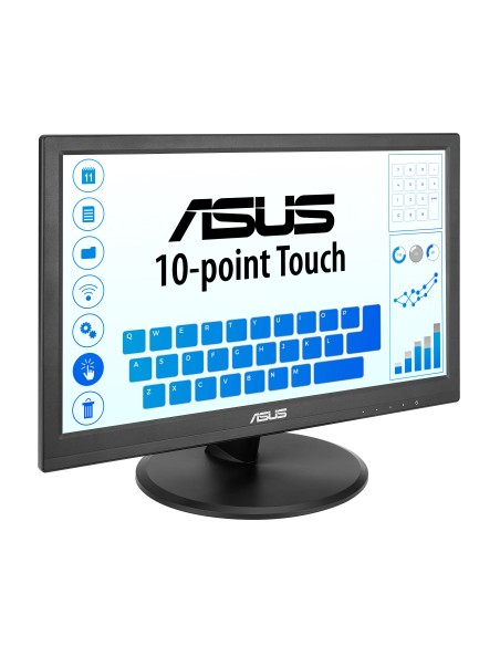 ASUS Touch VT169HE pantalla para PC 39,6 cm (15.6") 1920 x 1080 Pixeles Full HD LED Pantalla táctil Mesa Negro ASUS Touch VT169HE pantalla para PC 39,6 cm (15.6") 1920 x 1080 Pixeles Full HD LED Pantalla táctil Mesa Negro
