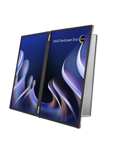 ASUS ZenScreen Duo OLED MQ149CD pantalla para PC 35,6 cm (14") 1920 x 1200 Pixeles WUXGA Plata
