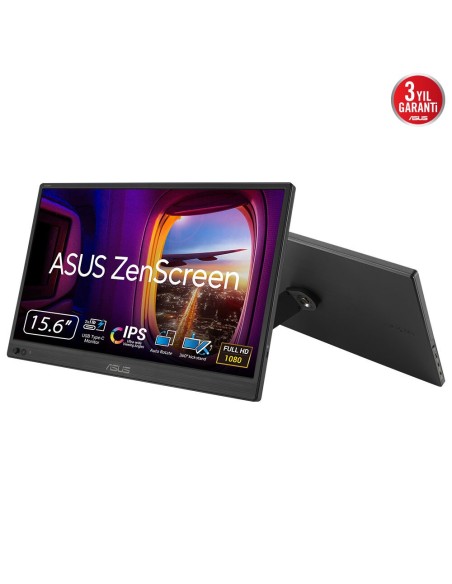 ASUS ZenScreen MB169CK pantalla para PC 39,6 cm (15.6") 1920 x 1080 Pixeles Full HD LCD Negro