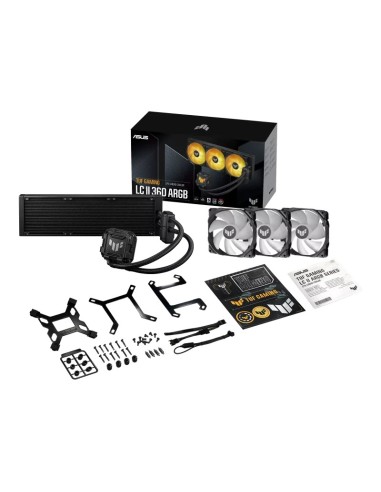 ASUS TUF GAMING LC II 360 ARGB Procesador Kit de refrigeración líquida 12 cm Negro