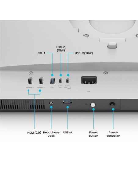 BenQ MA270U pantalla para PC 68,6 cm (27") 3840 x 2160 Pixeles 4K Ultra HD Blanco BenQ MA270U pantalla para PC 68,6 cm (27") 3840 x 2160 Pixeles 4K Ultra HD Blanco