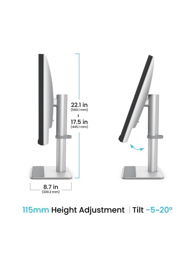 BenQ MA270U pantalla para PC 68,6 cm (27") 3840 x 2160 Pixeles 4K Ultra HD Blanco