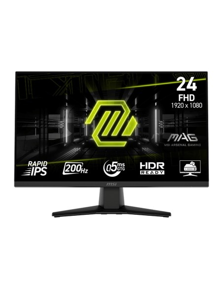 MSI MAG 242F pantalla para PC 60,5 cm (23.8") 1920 x 1080 Pixeles Full HD LCD Negro MSI MAG 242F pantalla para PC 60,5 cm (23.8") 1920 x 1080 Pixeles Full HD LCD Negro