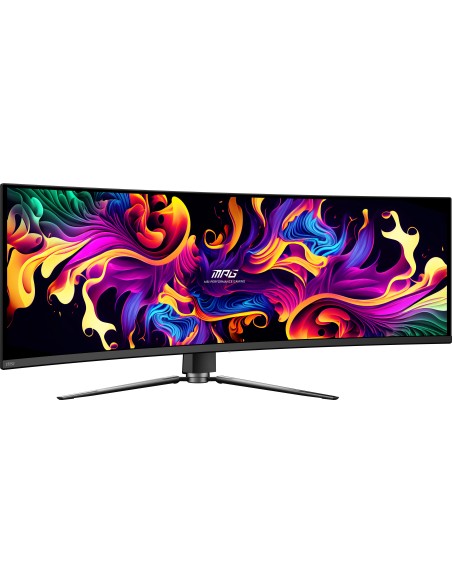 MSI MPG 491CQP QD-OLED pantalla para PC 124,5 cm (49") 5120 x 1440 Pixeles DQHD Negro MSI MPG 491CQP QD-OLED pantalla para PC 124,5 cm (49") 5120 x 1440 Pixeles DQHD Negro