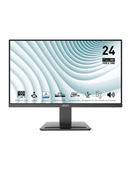 MSI Pro MP243X LED display 60,5 cm (23.8") 1920 x 1080 Pixeles Full HD Negro MSI Pro MP243X LED display 60,5 cm (23.8") 1920 x 1080 Pixeles Full HD Negro