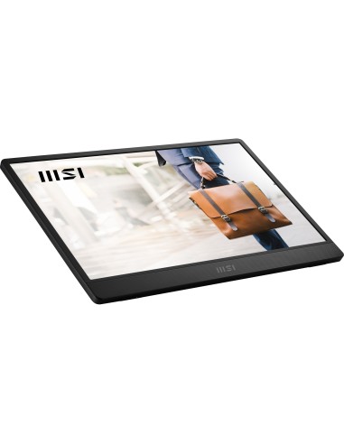 MSI Pro MP161 E2 Monitor portátil Negro 39,6 cm (15.6") LED 1920 x 1080 Pixeles