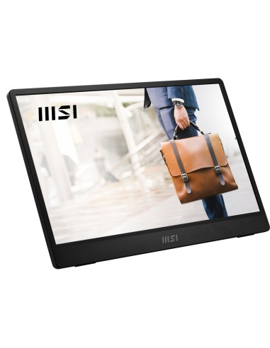 MSI Pro MP161 E2 Monitor portátil Negro 39,6 cm (15.6") LED 1920 x 1080 Pixeles