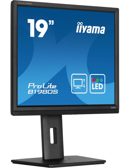 iiyama ProLite B1980S-B1 pantalla para PC 48,3 cm (19") 1280 x 1024 Pixeles VGA LED Negro iiyama ProLite B1980S-B1 pantalla para PC 48,3 cm (19") 1280 x 1024 Pixeles VGA LED Negro