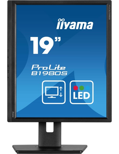 iiyama ProLite B1980S-B1 pantalla para PC 48,3 cm (19") 1280 x 1024 Pixeles VGA LED Negro iiyama ProLite B1980S-B1 pantalla para PC 48,3 cm (19") 1280 x 1024 Pixeles VGA LED Negro