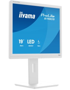 iiyama ProLite B1980S-W1 pantalla para PC 48,3 cm (19") 1280 x 1024 Pixeles SVGA LED Blanco