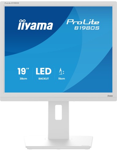 iiyama ProLite B1980S-W1 pantalla para PC 48,3 cm (19") 1280 x 1024 Pixeles SVGA LED Blanco