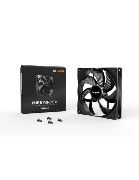 be quiet! Pure Wings 3 140mm Carcasa del ordenador Ventilador 14 cm Negro 1 pieza(s)