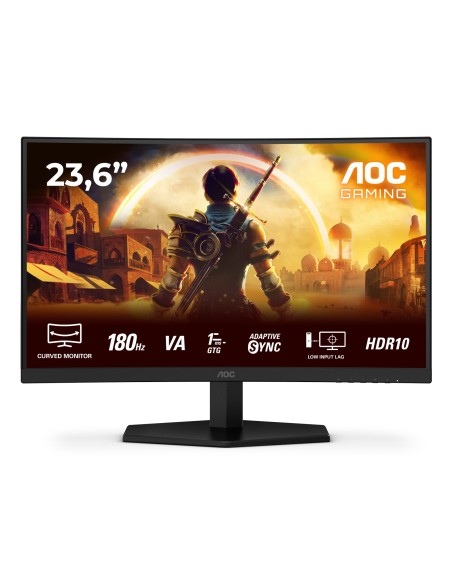 AOC G4 C24G42E pantalla para PC 59,9 cm (23.6") 1920 x 1080 Pixeles Full HD LED Negro, Rojo AOC G4 C24G42E pantalla para PC 59,9 cm (23.6") 1920 x 1080 Pixeles Full HD LED Negro, Rojo