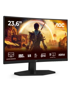 AOC G4 C24G42E pantalla para PC 59,9 cm (23.6") 1920 x 1080 Pixeles Full HD LED Negro, Rojo 2