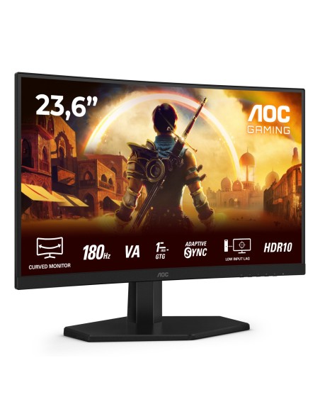 AOC G4 C24G42E pantalla para PC 59,9 cm (23.6") 1920 x 1080 Pixeles Full HD LED Negro, Rojo AOC G4 C24G42E pantalla para PC 59,9 cm (23.6") 1920 x 1080 Pixeles Full HD LED Negro, Rojo