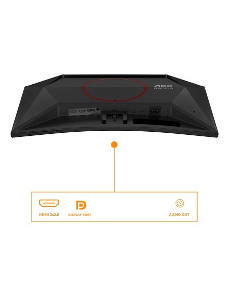 AOC G4 C24G42E pantalla para PC 59,9 cm (23.6") 1920 x 1080 Pixeles Full HD LED Negro, Rojo AOC G4 C24G42E pantalla para PC 59,9 cm (23.6") 1920 x 1080 Pixeles Full HD LED Negro, Rojo