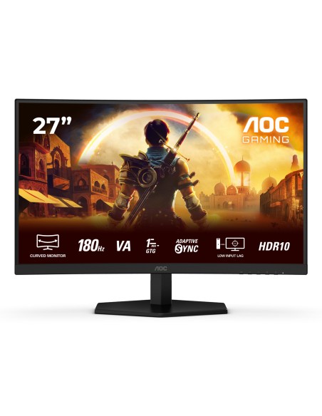 AOC G4 C27G42E pantalla para PC 68,6 cm (27") 1920 x 1080 Pixeles Full HD LED Negro, Rojo AOC G4 C27G42E pantalla para PC 68,6 cm (27") 1920 x 1080 Pixeles Full HD LED Negro, Rojo