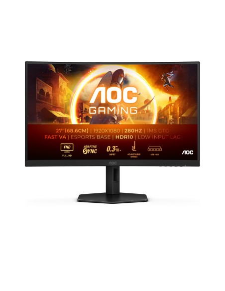 AOC G4 C27G4ZXU pantalla para PC 68,6 cm (27") 1920 x 1080 Pixeles Full HD LED Negro AOC G4 C27G4ZXU pantalla para PC 68,6 cm (27") 1920 x 1080 Pixeles Full HD LED Negro