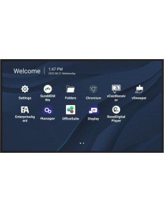 Viewsonic CDE9830 pantalla de señalización 2,49 m (98") Wifi 500 cd   m² 4K Ultra HD Negro Procesador incorporado Android 11