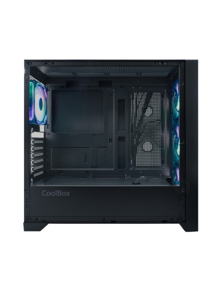 CoolBox GAMING CAJA ATX GE2000 DUALVIEW USB-C 3.2 GEN1 + 4 VENT.ARGB FRONTAL CRISTAL REJILLA CoolBox GAMING CAJA ATX GE2000 DUALVIEW USB-C 3.2 GEN1 + 4 VENT.ARGB FRONTAL CRISTAL REJILLA