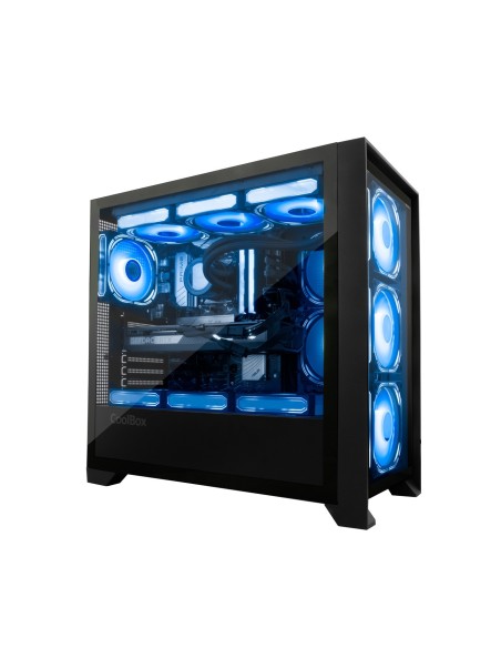 CoolBox GAMING CAJA ATX GE2000 DUALVIEW USB-C 3.2 GEN1 + 4 VENT.ARGB FRONTAL CRISTAL REJILLA CoolBox GAMING CAJA ATX GE2000 DUALVIEW USB-C 3.2 GEN1 + 4 VENT.ARGB FRONTAL CRISTAL REJILLA