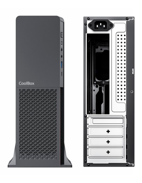 CoolBox CAJA MATX SLIM T313 USB-C 3.2 GEN1 FTE.300SBZ 300W 80+ BRONZE CoolBox CAJA MATX SLIM T313 USB-C 3.2 GEN1 FTE.300SBZ 300W 80+ BRONZE