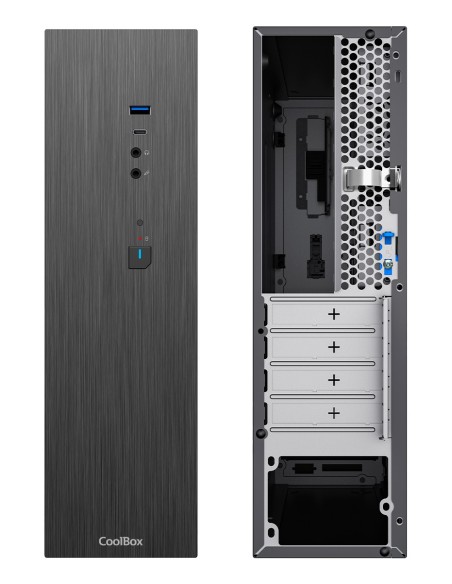CoolBox CAJA MATX SLIM T370 USB-C 3.2 GEN1 FTE.500GRT 500W CoolBox CAJA MATX SLIM T370 USB-C 3.2 GEN1 FTE.500GRT 500W
