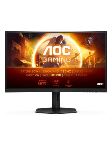 AOC G4 CQ27G4X pantalla para PC 68,6 cm (27") 2560 x 1440 Pixeles Quad HD LCD Negro