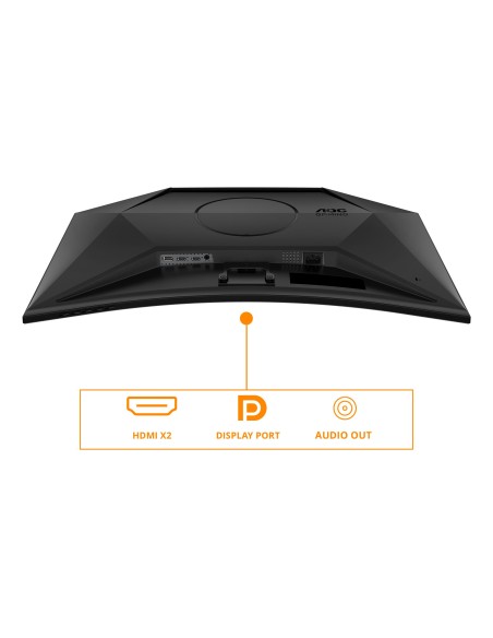 AOC G4 CQ32G4VE pantalla para PC 80 cm (31.5") 2560 x 1440 Pixeles Quad HD LCD Negro, Gris