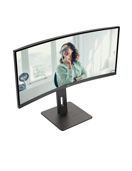 AOC CU34P3CV pantalla para PC 86,4 cm (34") 3440 x 1440 Pixeles UltraWide Quad HD LED Negro