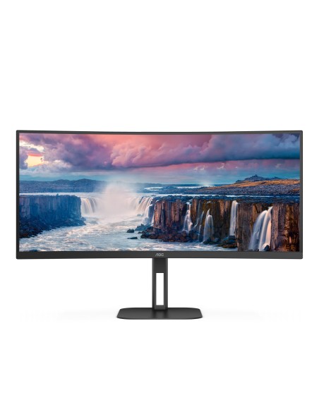 AOC V5 CU34V5C BK LED display 86,4 cm (34") 3440 x 1440 Pixeles Wide Quad HD Negro AOC V5 CU34V5C BK LED display 86,4 cm (34") 3440 x 1440 Pixeles Wide Quad HD Negro
