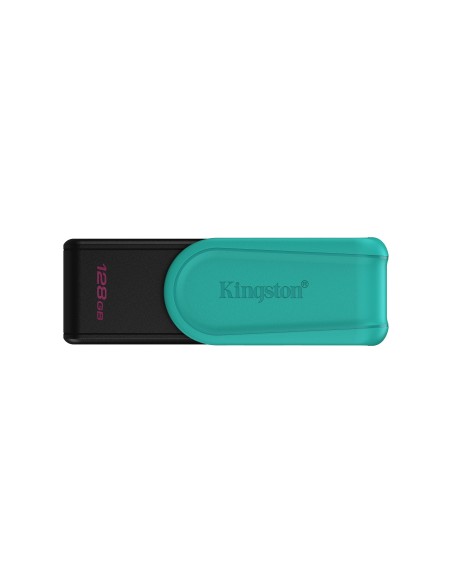 Kingston Technology DataTraveler 128GB Portable USB 3.2 Gen 1 Exodia S (Black Turquoise)
