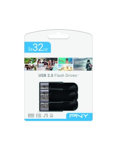 PNY Attaché 4 USB 2.0 unidad flash USB 32 GB USB tipo A Negro