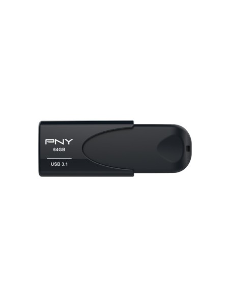 PNY Attaché 4 unidad flash USB 64 GB USB tipo A 3.2 Gen 1 (3.1 Gen 1) Negro