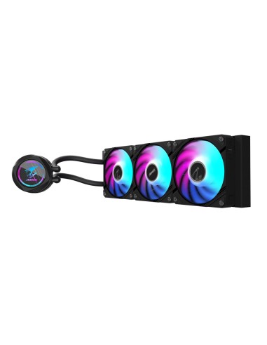 GIGABYTE AORUS WATERFORCE II 360 AIO Refrigerador de CPU líquido - 3x ventiladores ARGB de 120 mm, mecanismo de conexión