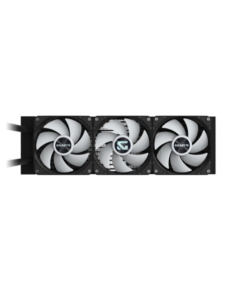 GIGABYTE GAMING 360 Refrigeración Líquida para CPU - 3x120 mm Ventiladores ARGB, Mecanismo de enclavamiento deslizante,