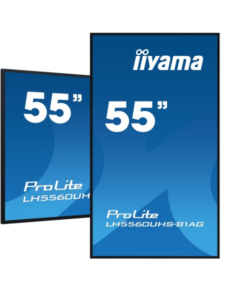 iiyama LH5560UHS-B1AG pantalla de señalización Pizarra de caballete digital 138,7 cm (54.6") LED Wifi 500 cd   m² 4K Ultra HD