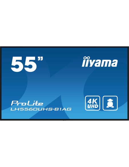 iiyama LH5560UHS-B1AG pantalla de señalización Pizarra de caballete digital 138,7 cm (54.6") LED Wifi 500 cd   m² 4K Ultra HD