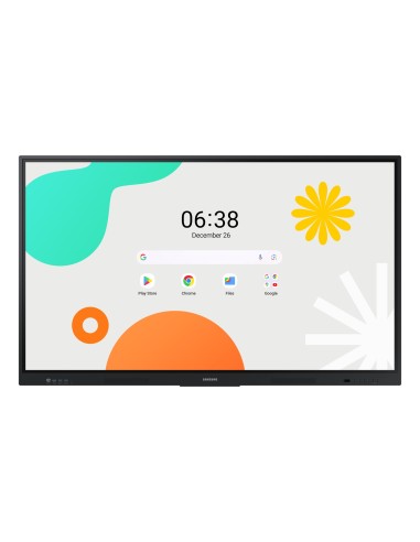 Samsung WA75F pizarra blanca interactiva 190,5 cm (75") 3840 x 2160 Pixeles Pantalla táctil Negro