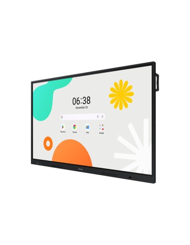 Samsung WA75F pizarra blanca interactiva 190,5 cm (75") 3840 x 2160 Pixeles Pantalla táctil Negro