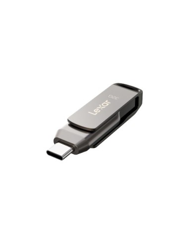 Lexar JumpDrive Dual Drive D400 unidad flash USB 32 GB USB Type-A   USB Type-C 3.2 Gen 2 (3.1 Gen 2) Plata