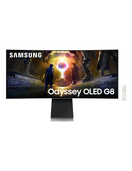 Samsung G85SD pantalla para PC 86,4 cm (34") 3440 x 1440 Pixeles UltraWide Quad HD OLED Plata Samsung G85SD pantalla para PC 86,4 cm (34") 3440 x 1440 Pixeles UltraWide Quad HD OLED Plata
