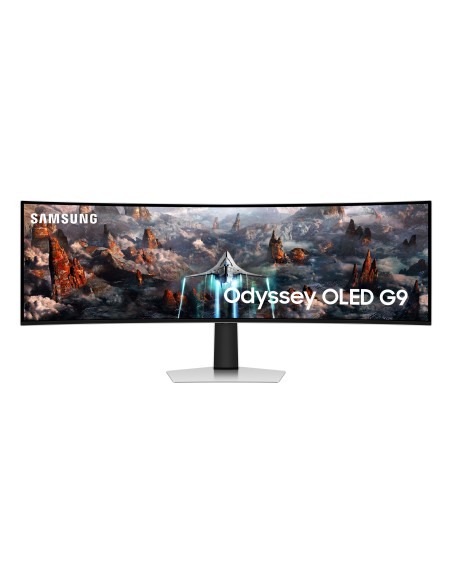 Samsung G93SC pantalla para PC 124,5 cm (49") 5120 x 1440 Pixeles Dual QHD OLED Plata Samsung G93SC pantalla para PC 124,5 cm (49") 5120 x 1440 Pixeles Dual QHD OLED Plata