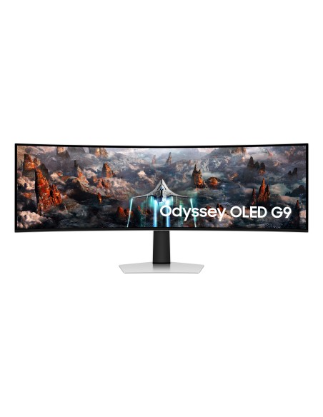 Samsung G93SC pantalla para PC 124,5 cm (49") 5120 x 1440 Pixeles Dual QHD OLED Plata Samsung G93SC pantalla para PC 124,5 cm (49") 5120 x 1440 Pixeles Dual QHD OLED Plata