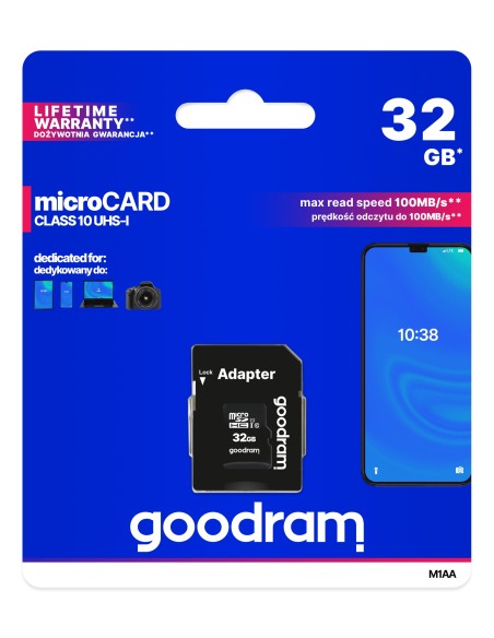 Goodram M1AA 32 GB MicroSDHC UHS-I Clase 10