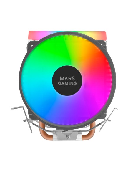 Mars Gaming MCPU33, Disipador CPU Dual FRGB, 3 Heatpipes HCT, TDP 140W, Ventilador Ultra-silencioso PWM 11 cm, Color Negro Mars Gaming MCPU33, Disipador CPU Dual FRGB, 3 Heatpipes HCT, TDP 140W, Ventilador Ultra-silencioso PWM 11 cm, Color Negro