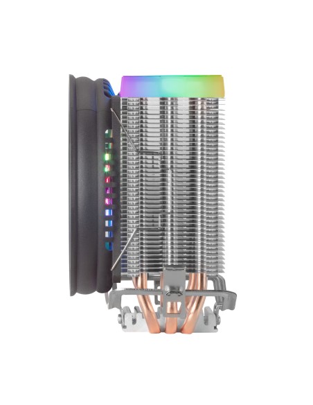 Mars Gaming MCPU33, Disipador CPU Dual FRGB, 3 Heatpipes HCT, TDP 140W, Ventilador Ultra-silencioso PWM 11 cm, Color Negro Mars Gaming MCPU33, Disipador CPU Dual FRGB, 3 Heatpipes HCT, TDP 140W, Ventilador Ultra-silencioso PWM 11 cm, Color Negro