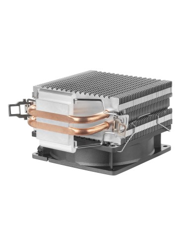 Mars Gaming MCPUARGB, Disipador CPU RGB, 2 Heatpipes HCT, TDP 130W, Silencioso, PWM