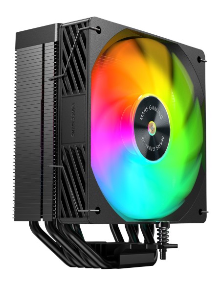 Mars Gaming MCPUX5ARGB sistema de refrigeración para ordenador Procesador Refrigerador de aire 12 cm Negro 1 pieza(s) Mars Gaming MCPUX5ARGB sistema de refrigeración para ordenador Procesador Refrigerador de aire 12 cm Negro 1 pieza(s)