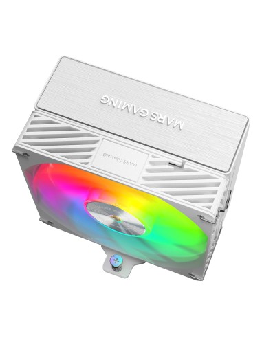 Mars Gaming MCPUX5ARGBW sistema de refrigeración para ordenador Procesador Refrigerador de aire 12 cm Blanco 1 pieza(s)